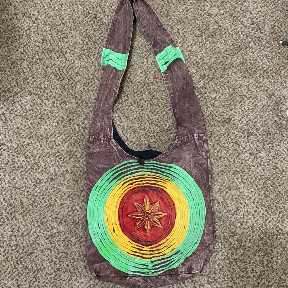 Rasta crossbody purse